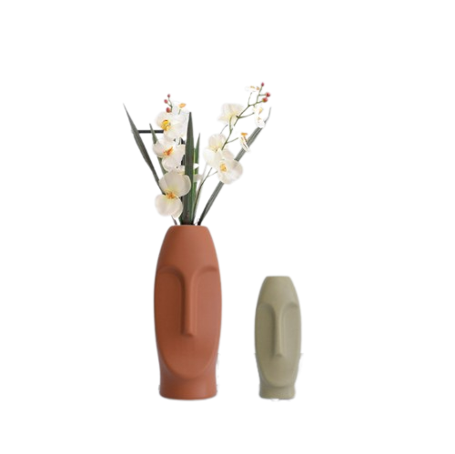 Ceramic Face Vase