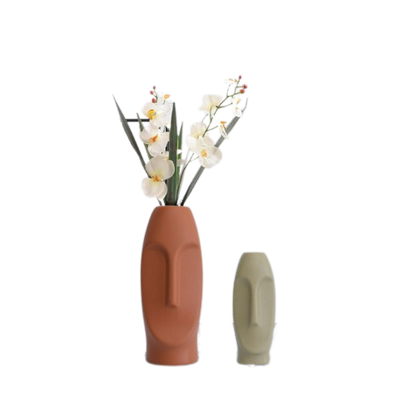 Ceramic Face Vase