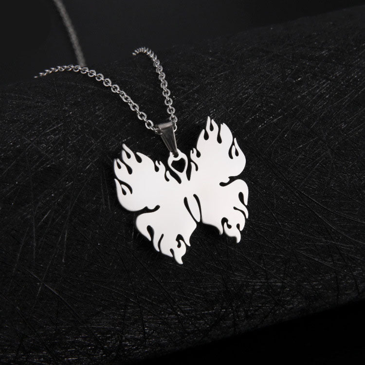 Butterfly Flame Necklace