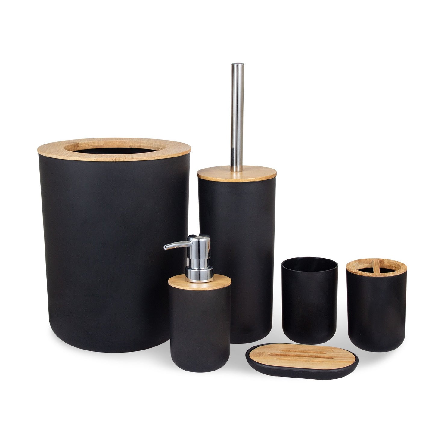 Bamboo&Wood Bathroom Set