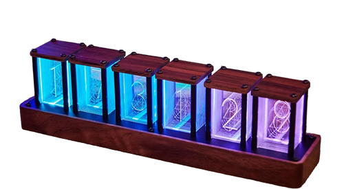 LED Glow Tube Clock