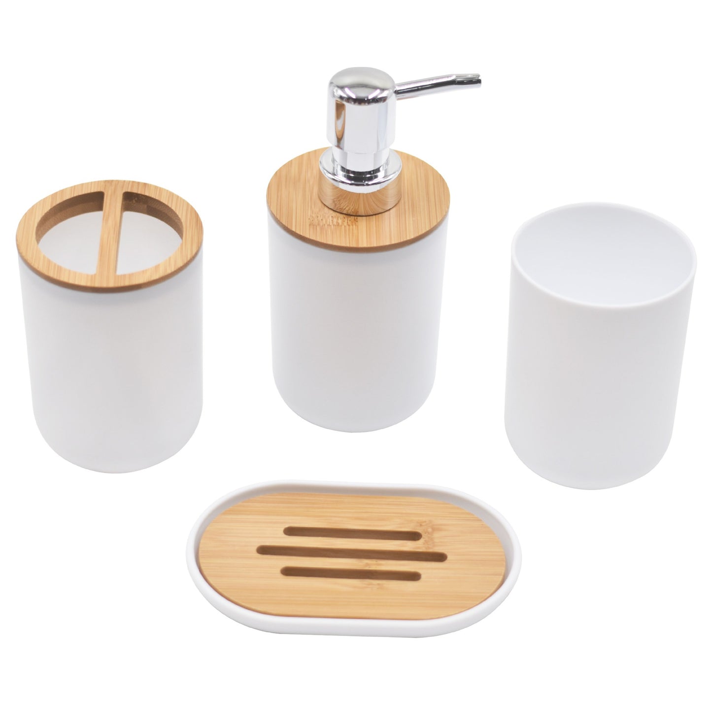 Bamboo&Wood Bathroom Set