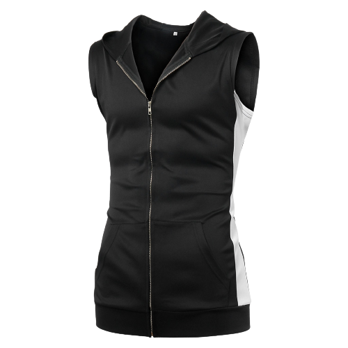 Mens Sports Hooded Vest