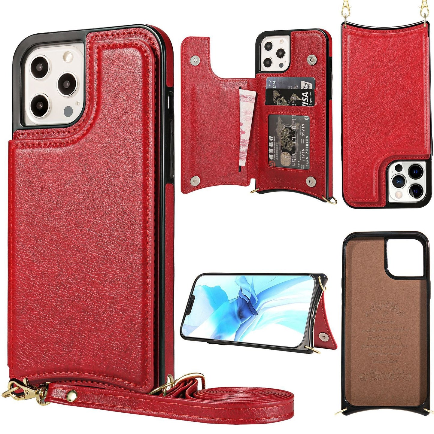 iPhone 14 Leather Phone Case