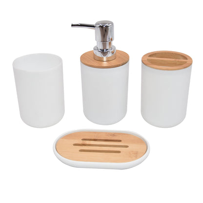 Bamboo&Wood Bathroom Set