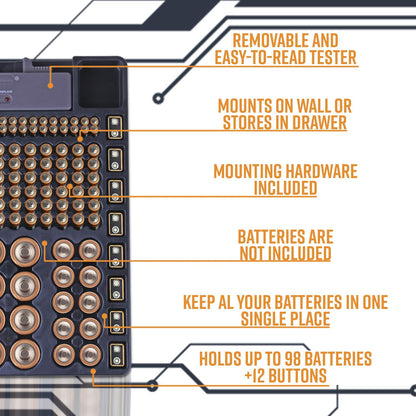 Battery Storage Organizer