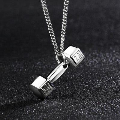 Dumbbell Necklace