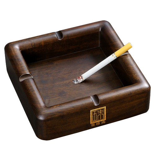 Ebony Solid Wood Ashtray