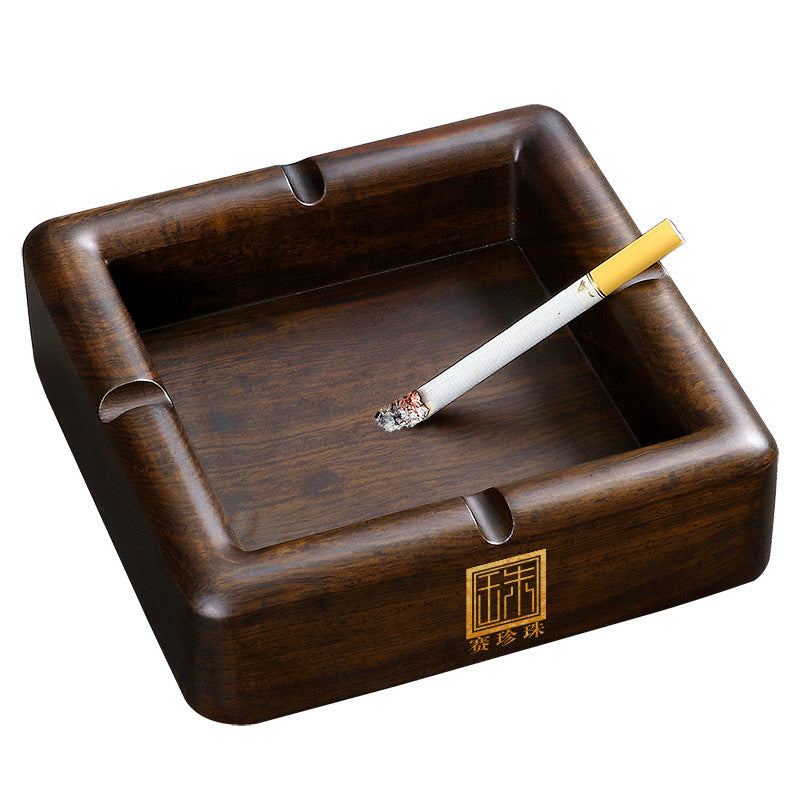 Ebony Solid Wood Ashtray