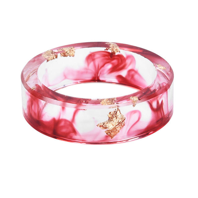 Gold Foil Resin Ring