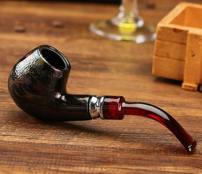 Resin Pattern Herb Pipe