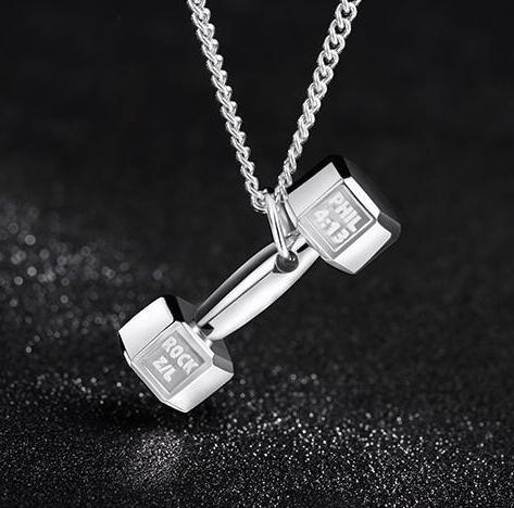 Dumbbell Necklace