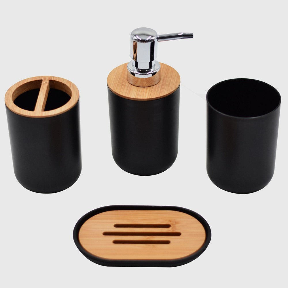 Bamboo&Wood Bathroom Set