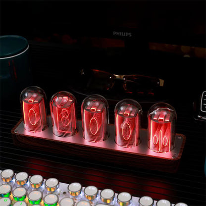 LED Glow Tube Clock