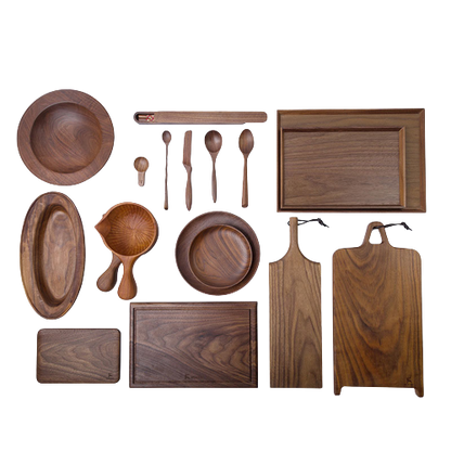 Minimalist Black Walnut Set