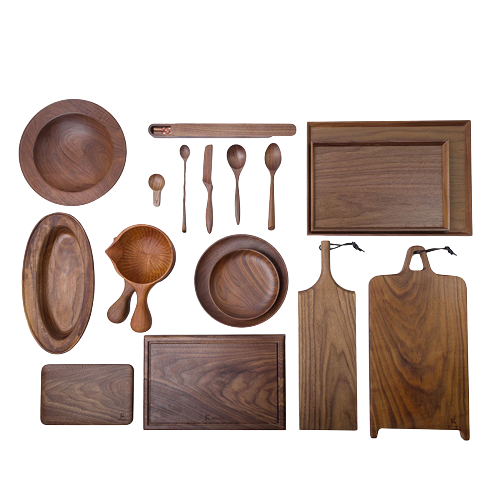 Minimalist Black Walnut Set