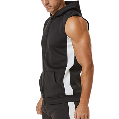 Mens Sports Hooded Vest