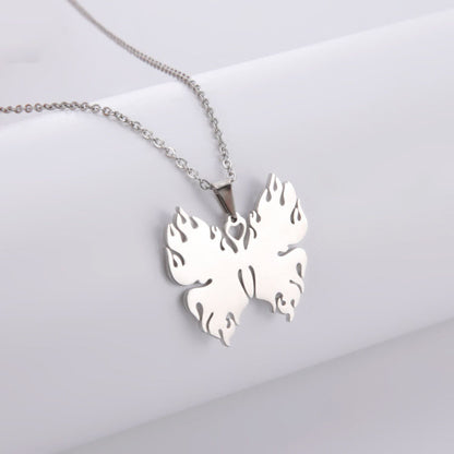 Butterfly Flame Necklace