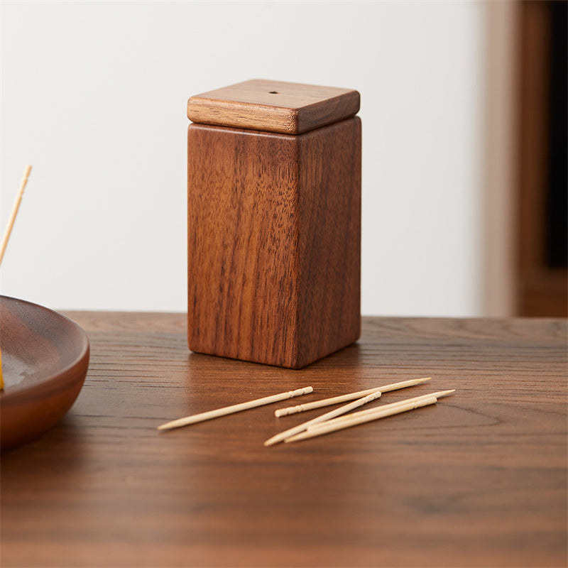 Black Walnut Toothpick Box