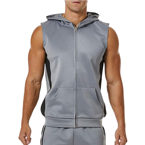 Mens Sports Hooded Vest