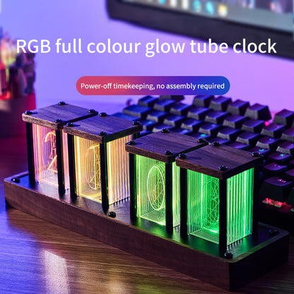 LED Glow Tube Clock