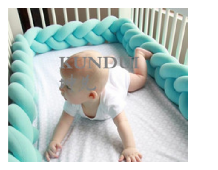 Baby Bumper Braid Knot Pillow