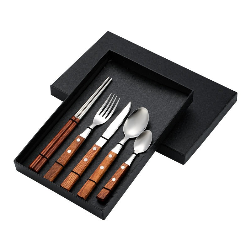 Rosewood Cutlery Set