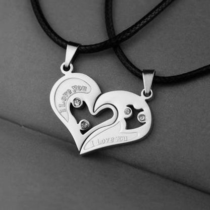 Couple Heart Necklace