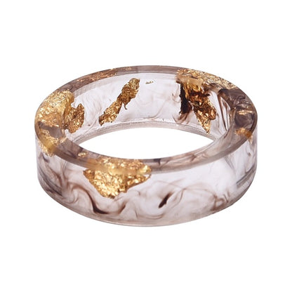 Gold Foil Resin Ring