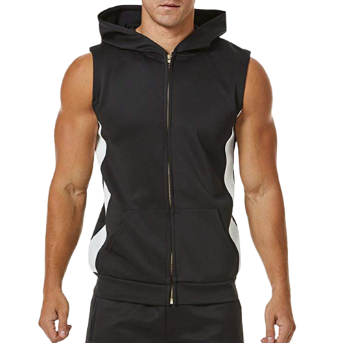 Mens Sports Hooded Vest