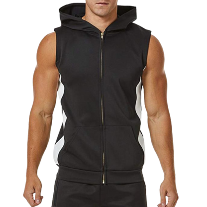 Mens Sports Hooded Vest