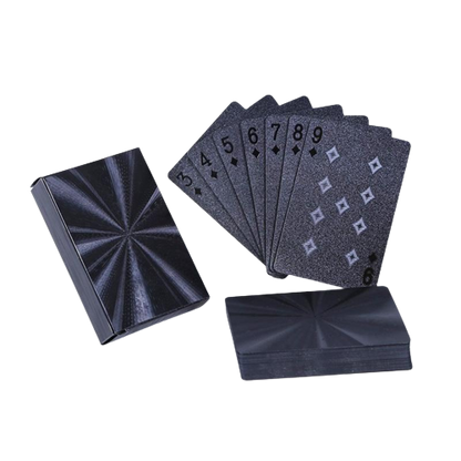 Black playing cards