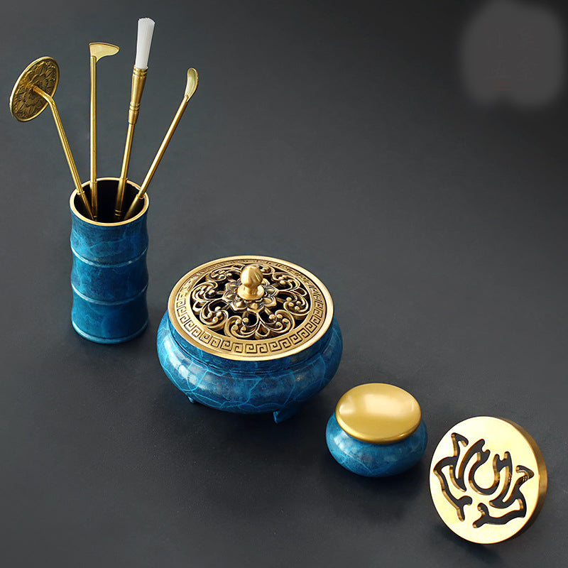 Blue Incense Burner