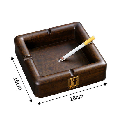 Ebony Solid Wood Ashtray