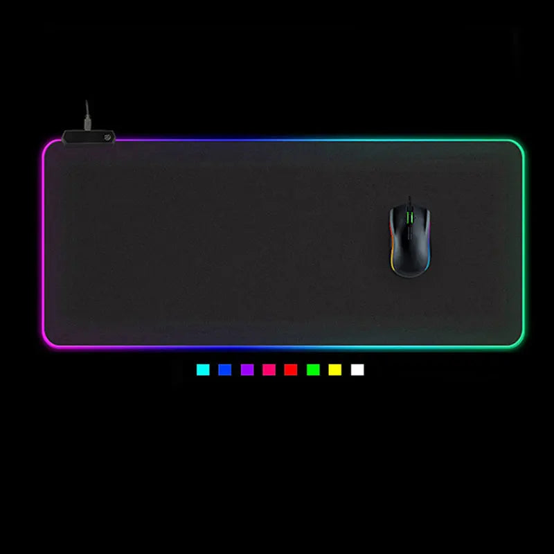 RGB Gaming Mouse Pad W/No Print