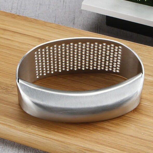 Stainless Steel Garlic Crusher