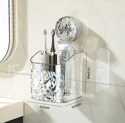 Glacier Pattern Suction Cup Shelf