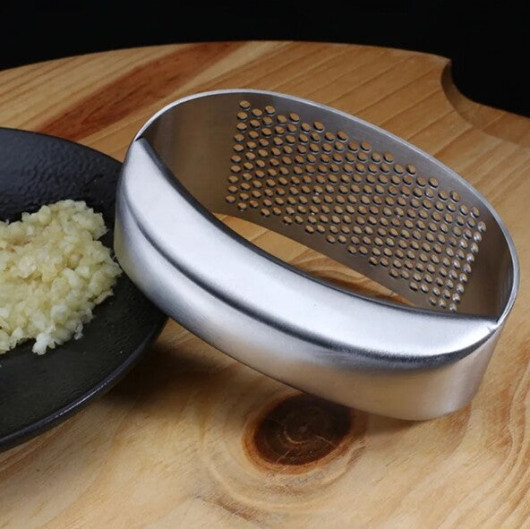 Stainless Steel Garlic Crusher