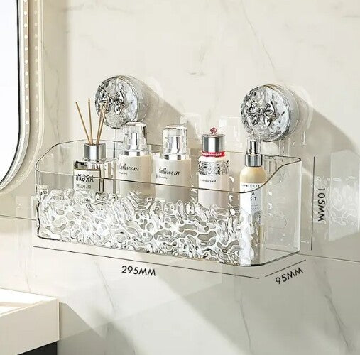 Glacier Pattern Suction Cup Shelf