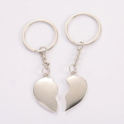 Heart-shaped keychains