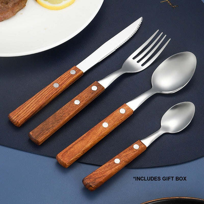 Rosewood Cutlery Set